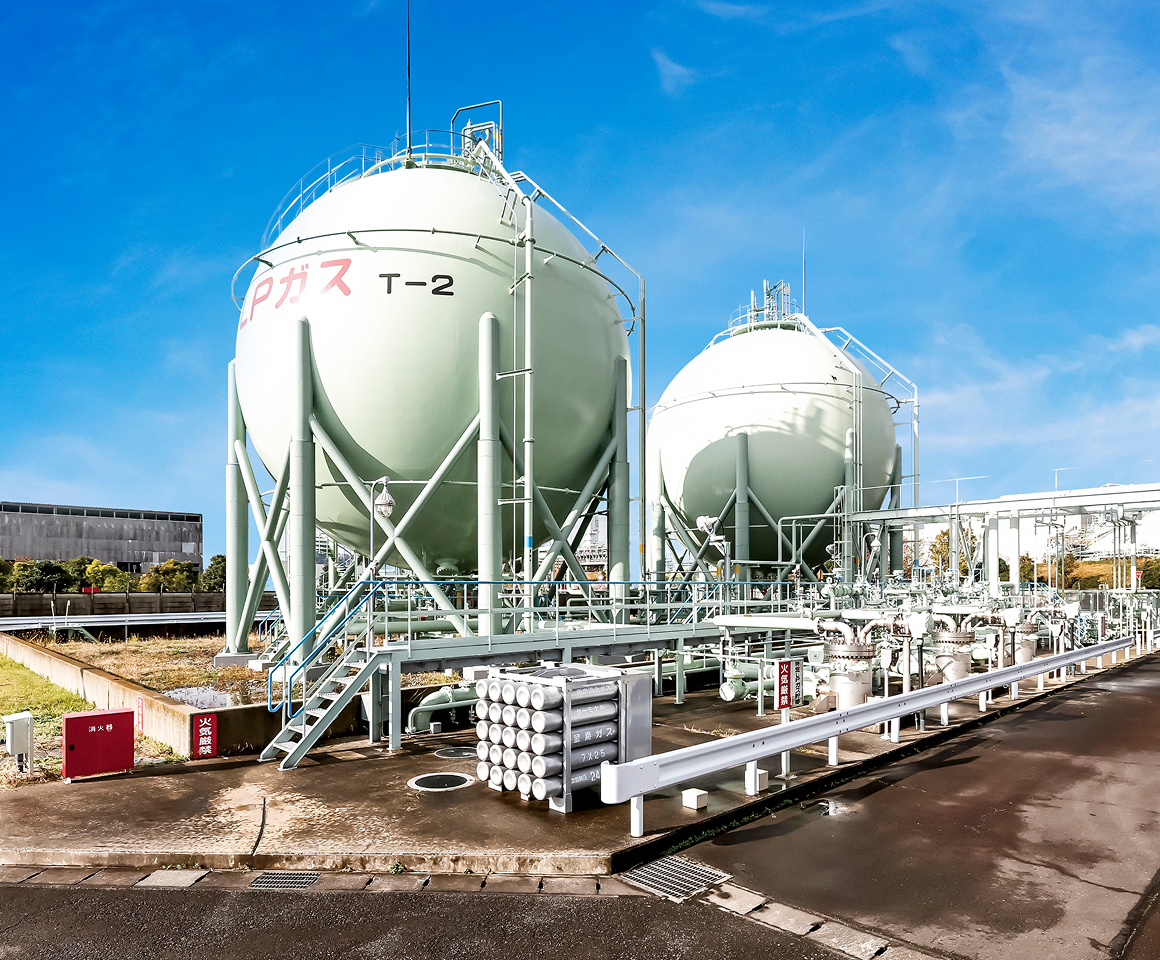 常温LPGタンク 600t×2基